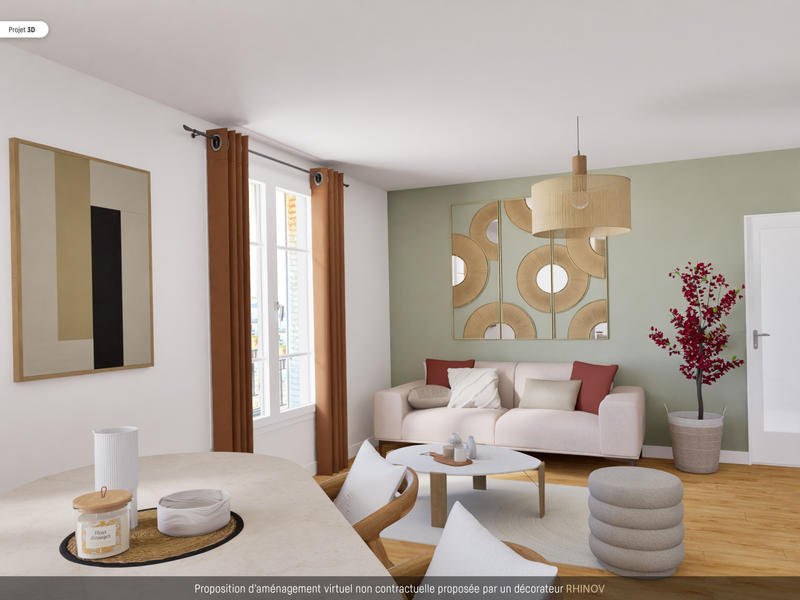 Appartement - 67 m² - 3 pièces