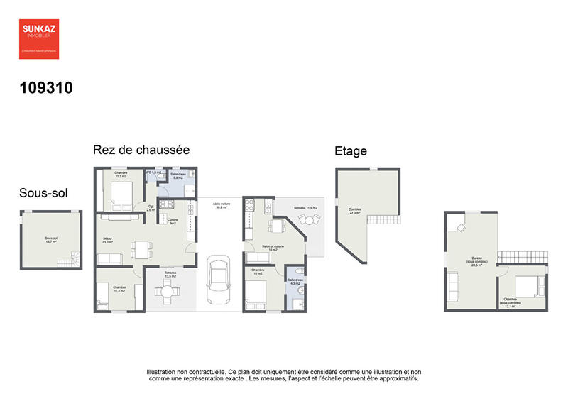Maison - 150 m² - 5 pièces