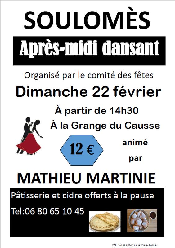 Après-midi dansant à Soulomès
