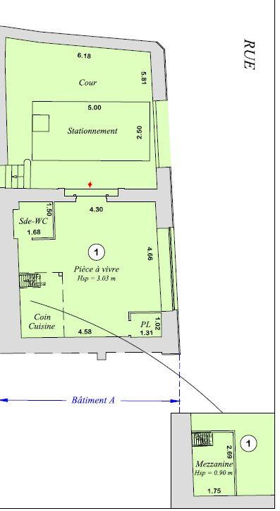 Appartement - 34 m² - 1 pièce