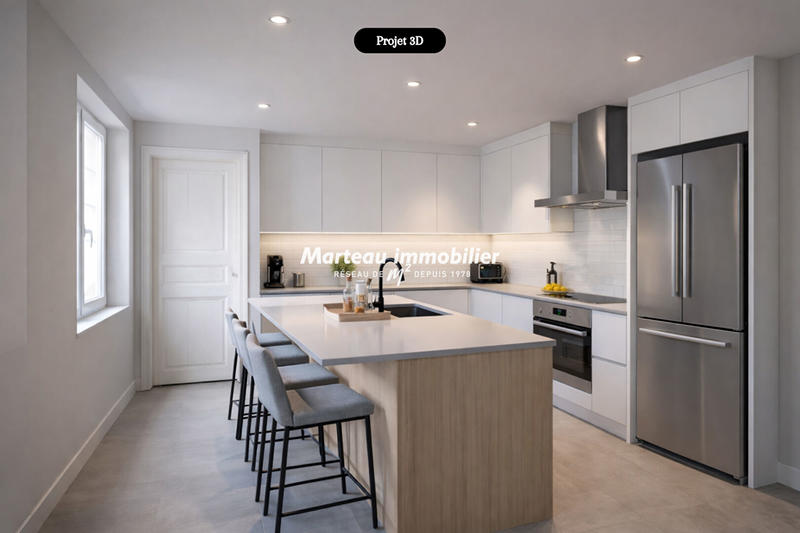 Maison - 80 m² - 3 pièces