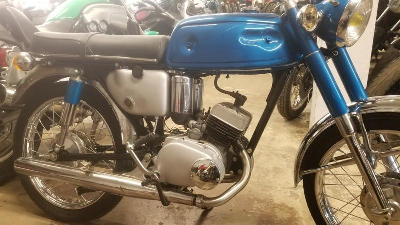 Yamaha As1 125 yamaha bleu 0125