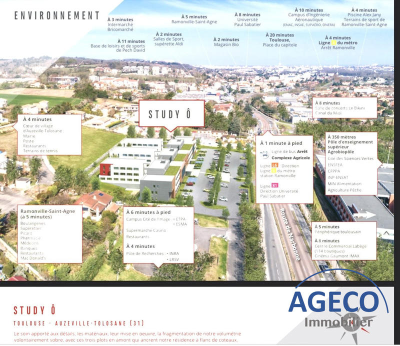 Appartement - 20 m² - 1 pièce