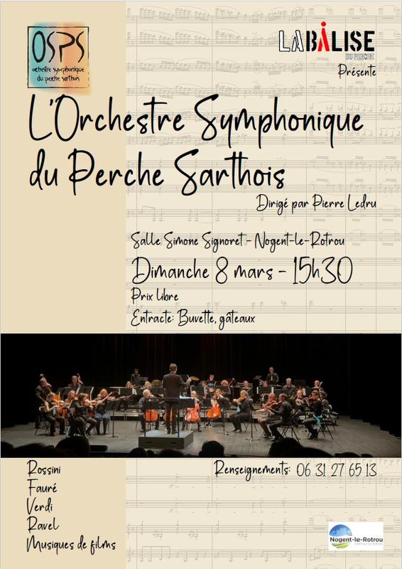 Concert de l'Orchestre Symphonique du Perche Sarthois