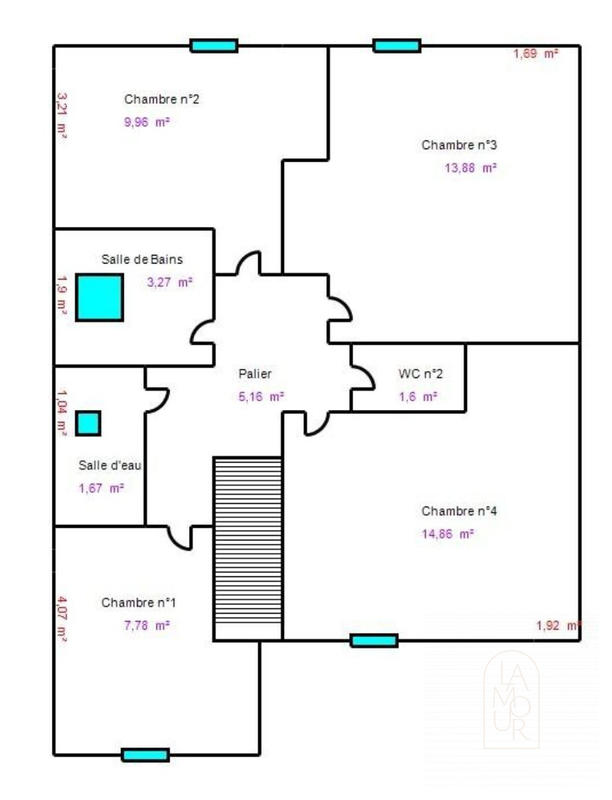 Maison - 120 m² - 6 pièces