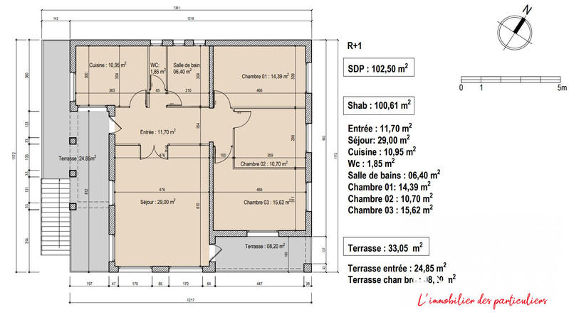 Maison - 158 m² - 6 pièces