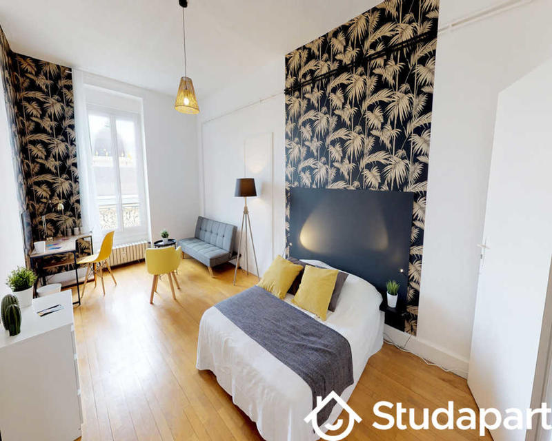 Chambre - 70 m² - 1 pièce