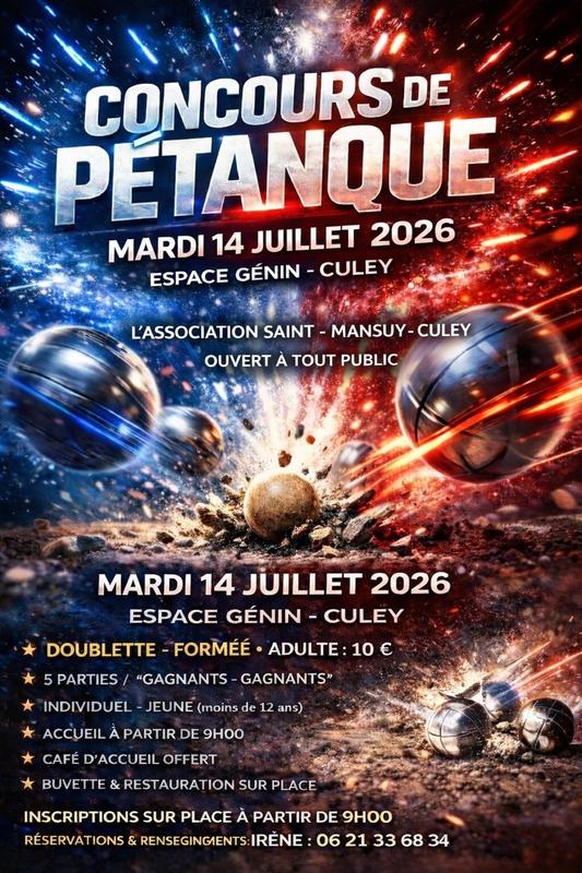 Concours de pétanque