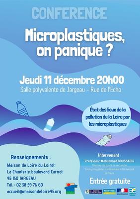 Conférence : Microplastiques, on panique