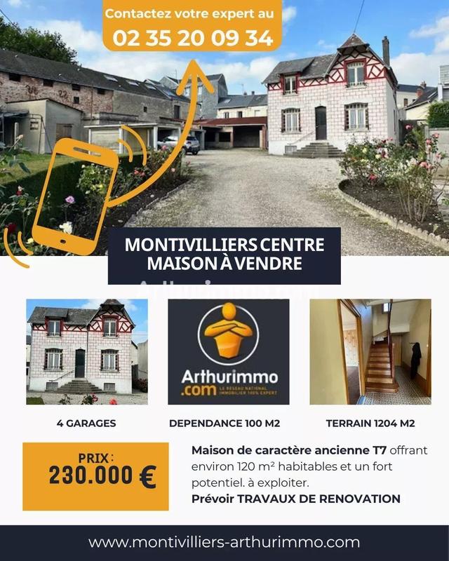 Maison - 120 m² - 7 pièces