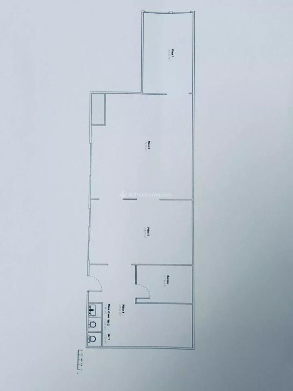 Bureau - 196 m² - 5 pièces