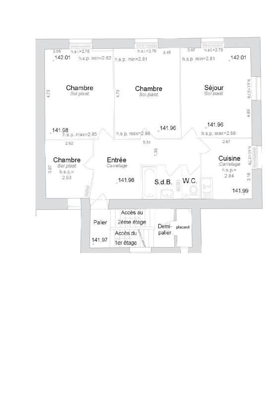 Appartement - 84 m² - 4 pièces