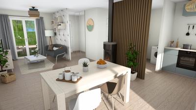 Maison - 92 m² - 4 pièces