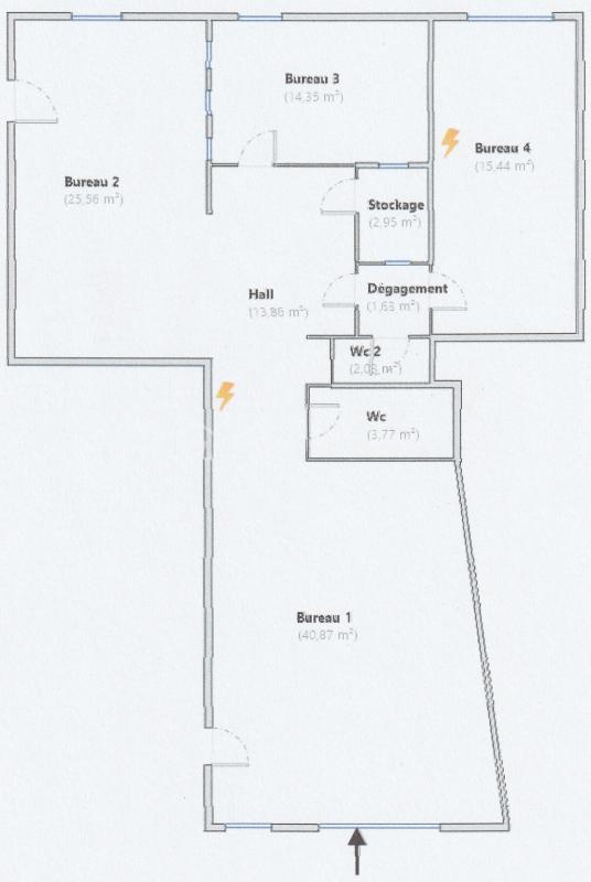 Local commercial - 120 m² - 4 pièces