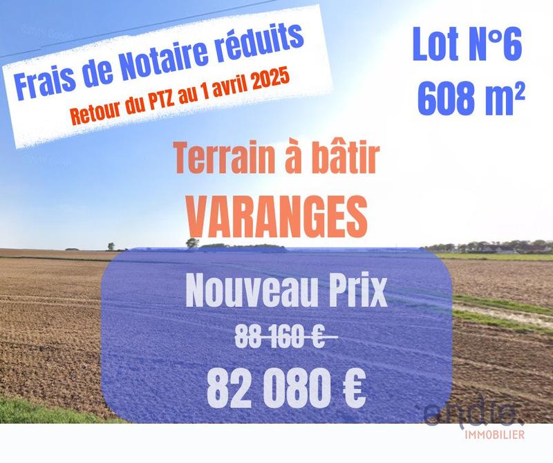 Terrain constructible - 608 m²