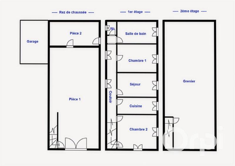 Appartement - 62 m² - 3 pièces