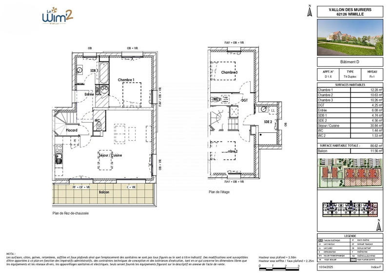 Appartement - 87 m² - 4 pièces