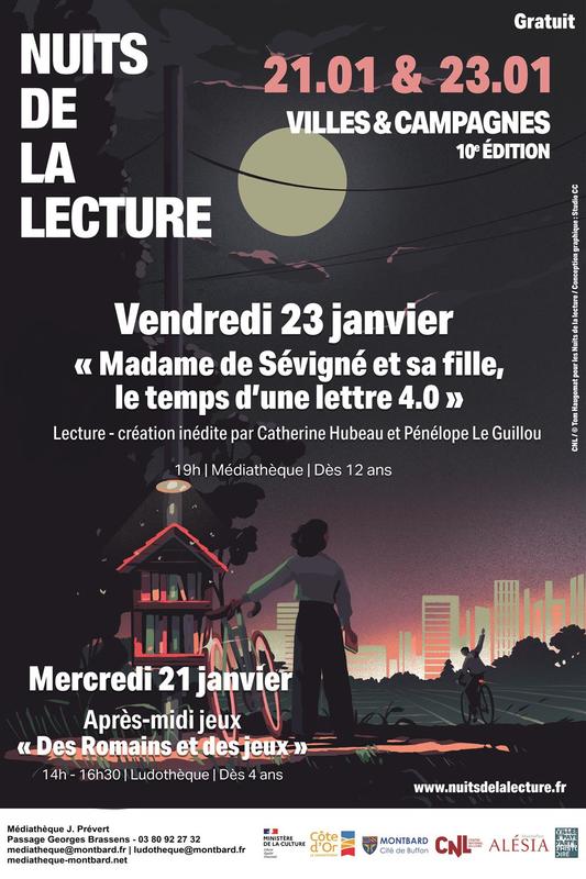 Nuits de la lecture : "Madame de Sévigné et sa fille, le temps d'une lettre 4.0"