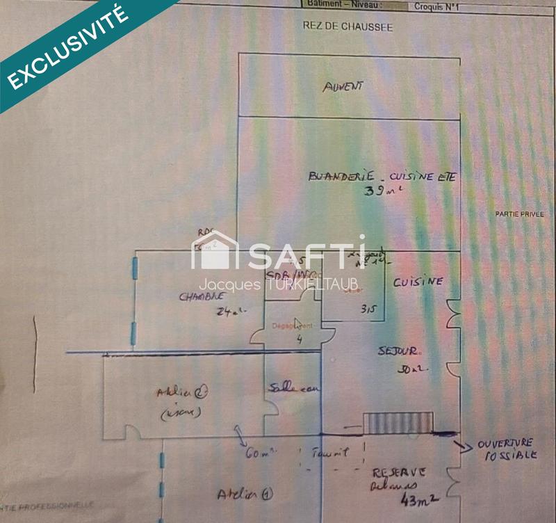 Maison - 180 m² - 7 pièces