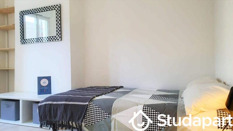 Chambre - 13 m² - 1 pièce