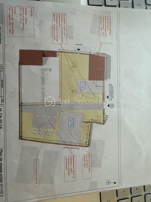 Terrain industriel - 600 m²