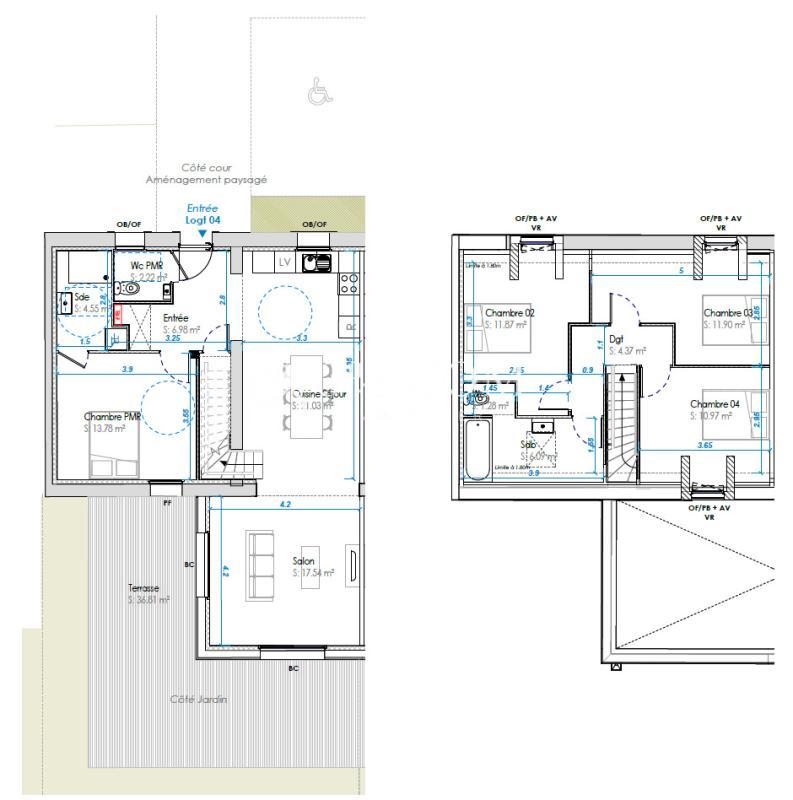Ferme - 105 m² - 4 pièces