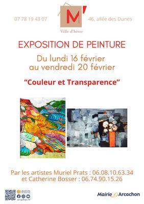 Exposition "Couleurs et Transparences" - m' la Ville d'Hiver