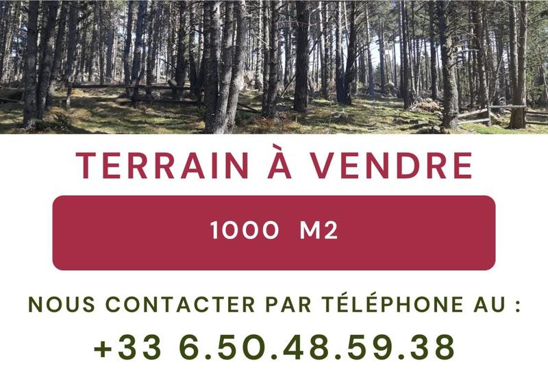 Terrain constructible - 1 000 m²