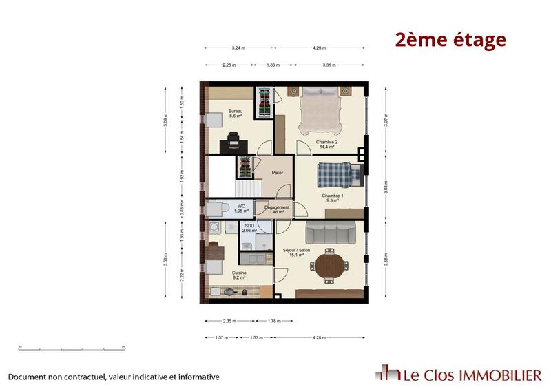 Maison - 172 m² - 9 pièces