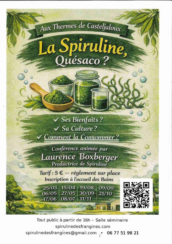 Conférence sur la spiruline