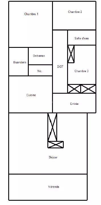 Appartement - 91 m² - 4 pièces
