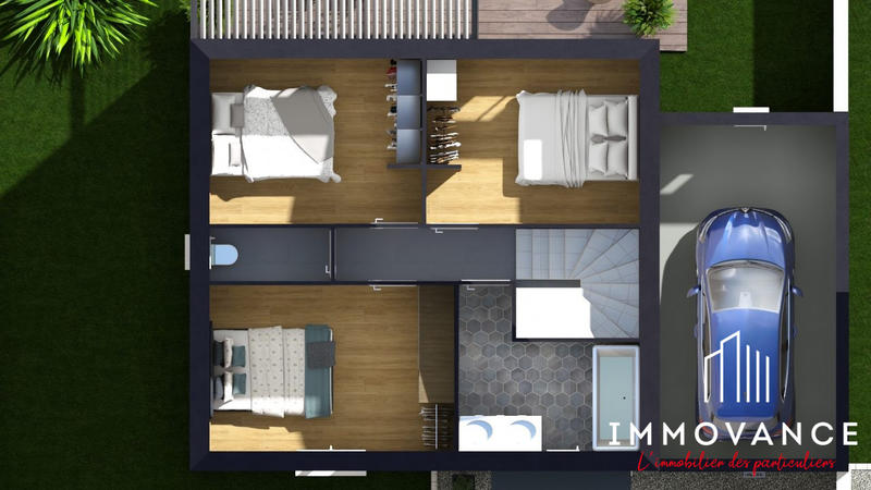 Maison - 93 m² - 4 pièces