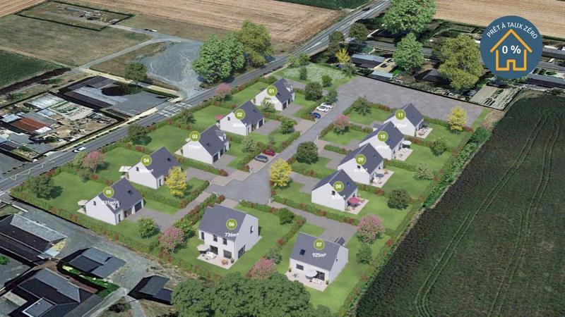 Terrain de lotissements - 730 m²