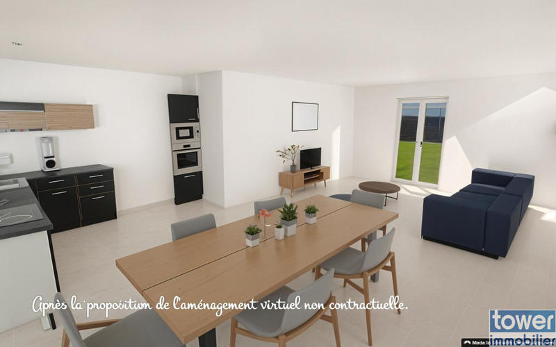 Maison - 93 m² - 4 pièces