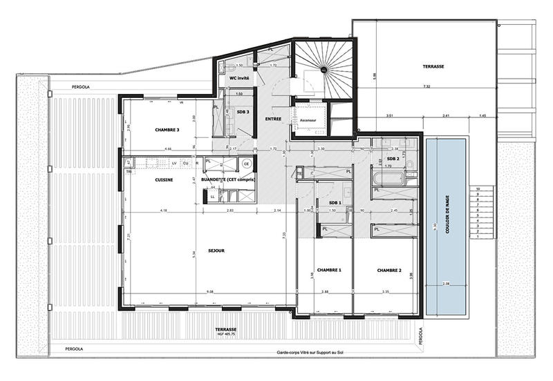 Appartement - 156 m² - 4 pièces