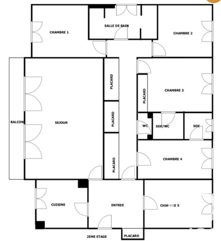 Appartement - 150 m² - 6 pièces