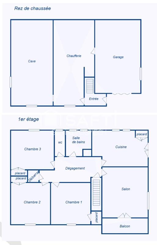 Maison - 82 m² - 4 pièces