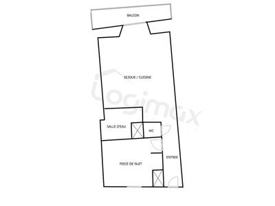 Appartement - 36 m² - 2 pièces