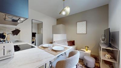 Studio - 14 m² - 2 pièces