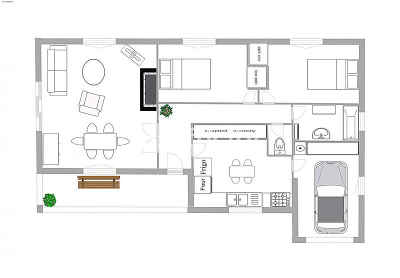 Maison - 89 m² - 3 pièces