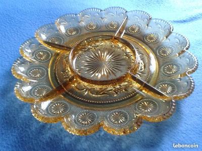 Lot 2 Assiettes apéritif rond en pyrex