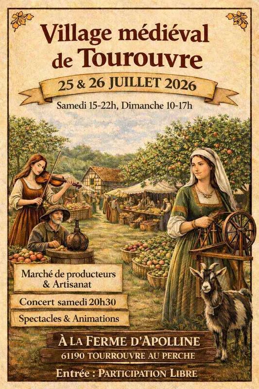 Le village médiéval de Tourouvre