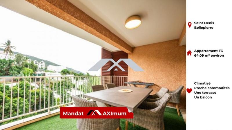 Appartement - 64 m² - 3 pièces