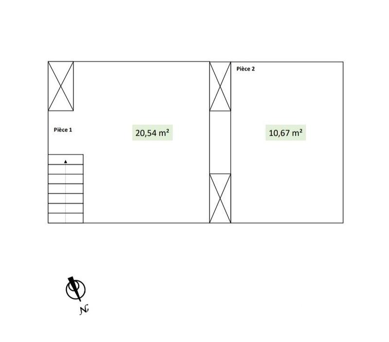 Appartement - 70 m² - 3 pièces