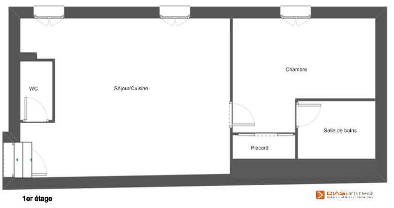 Appartement - 34 m² - 2 pièces