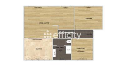 Appartement ancien - 61 m² - 3 pièces