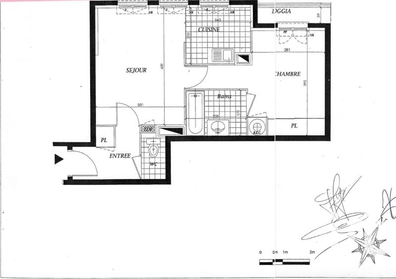 Appartement - 41 m² - 2 pièces