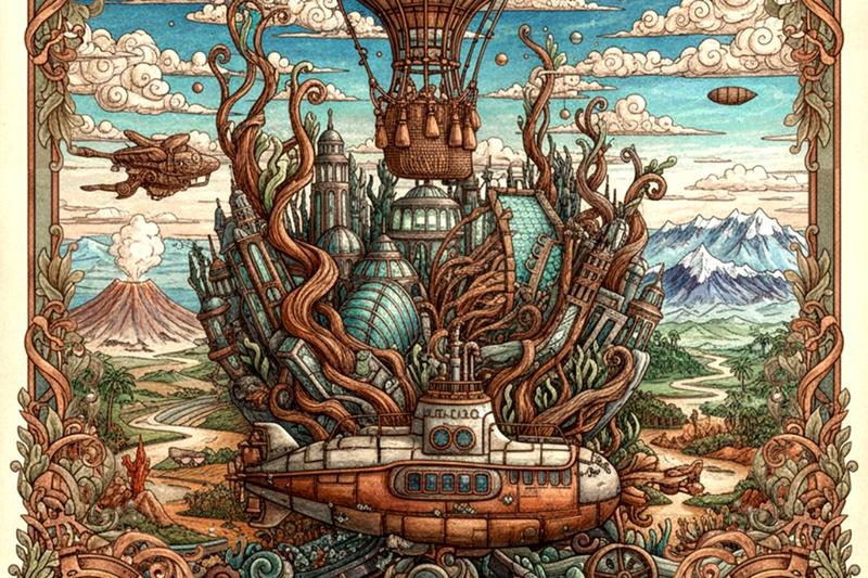 Exposition : voyages extraordinaires dans l'imaginaire de Jules Verne