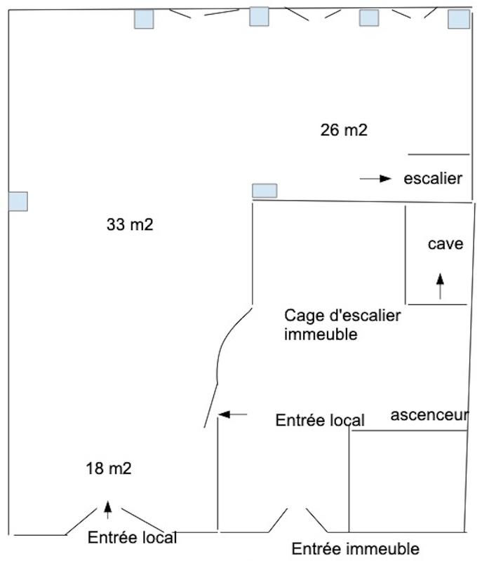 Local commercial - 135 m²