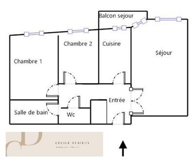 Appartement - 65 m² - 3 pièces